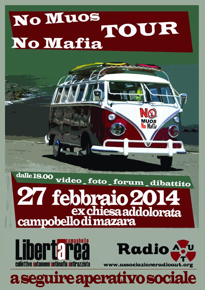 No muos – No mafia Tour: Campobello di Mazara