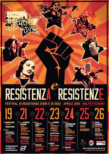 MOLFETTA: Festival Resistenza e Resistenze 19-26 Aprile