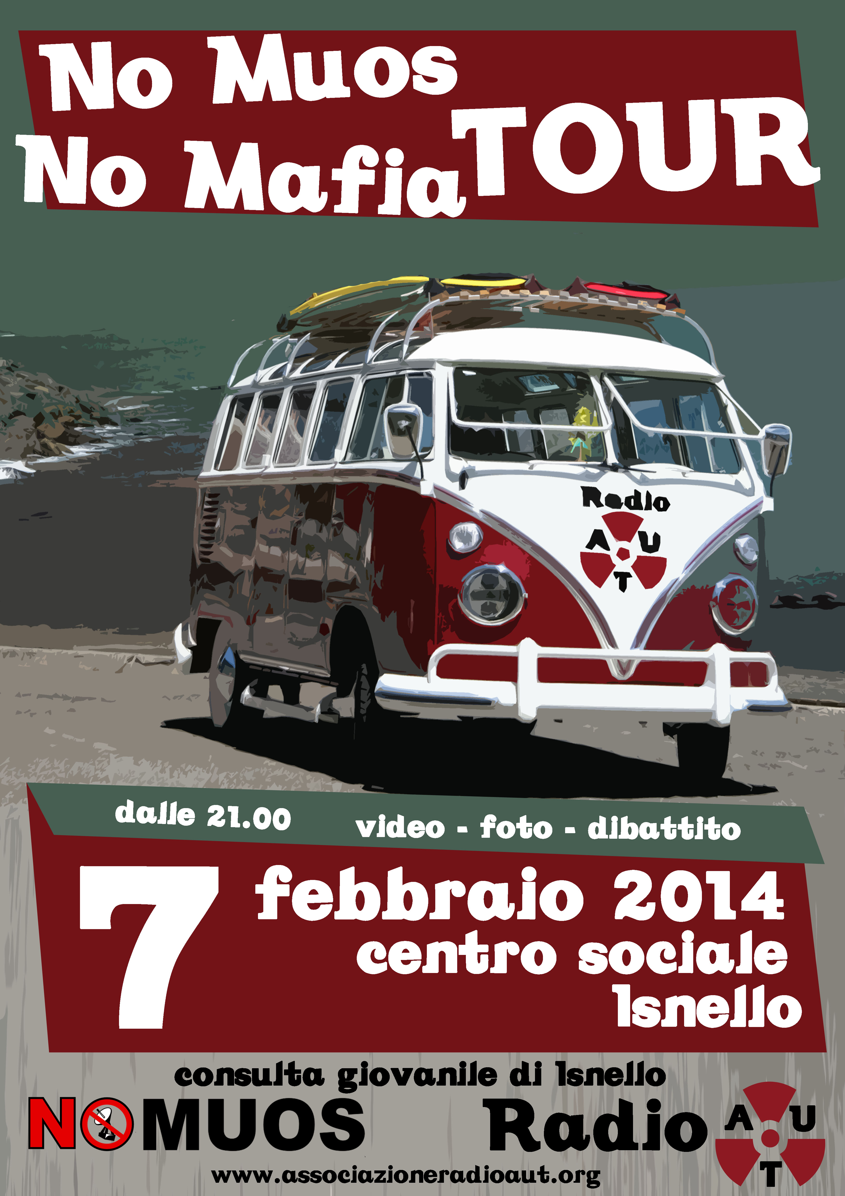 7 FEBBRAIO – IL NO MUOS NO MAFIA TOUR RIPARTE DA ISNELLO (PA)