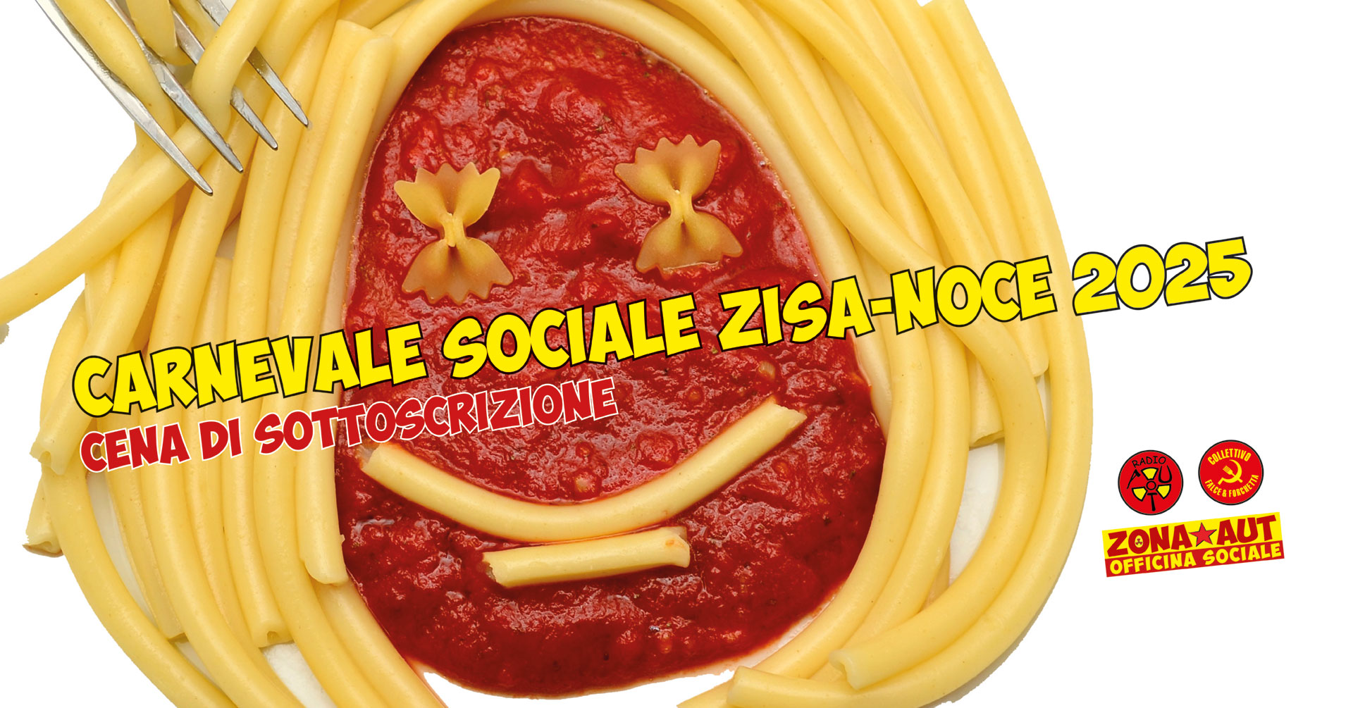 CENA DI SOTTOSCRIZIONE PER CARNEVALE SOCIALE 2025 Venerdì 21 Febbraio Ore 20,30