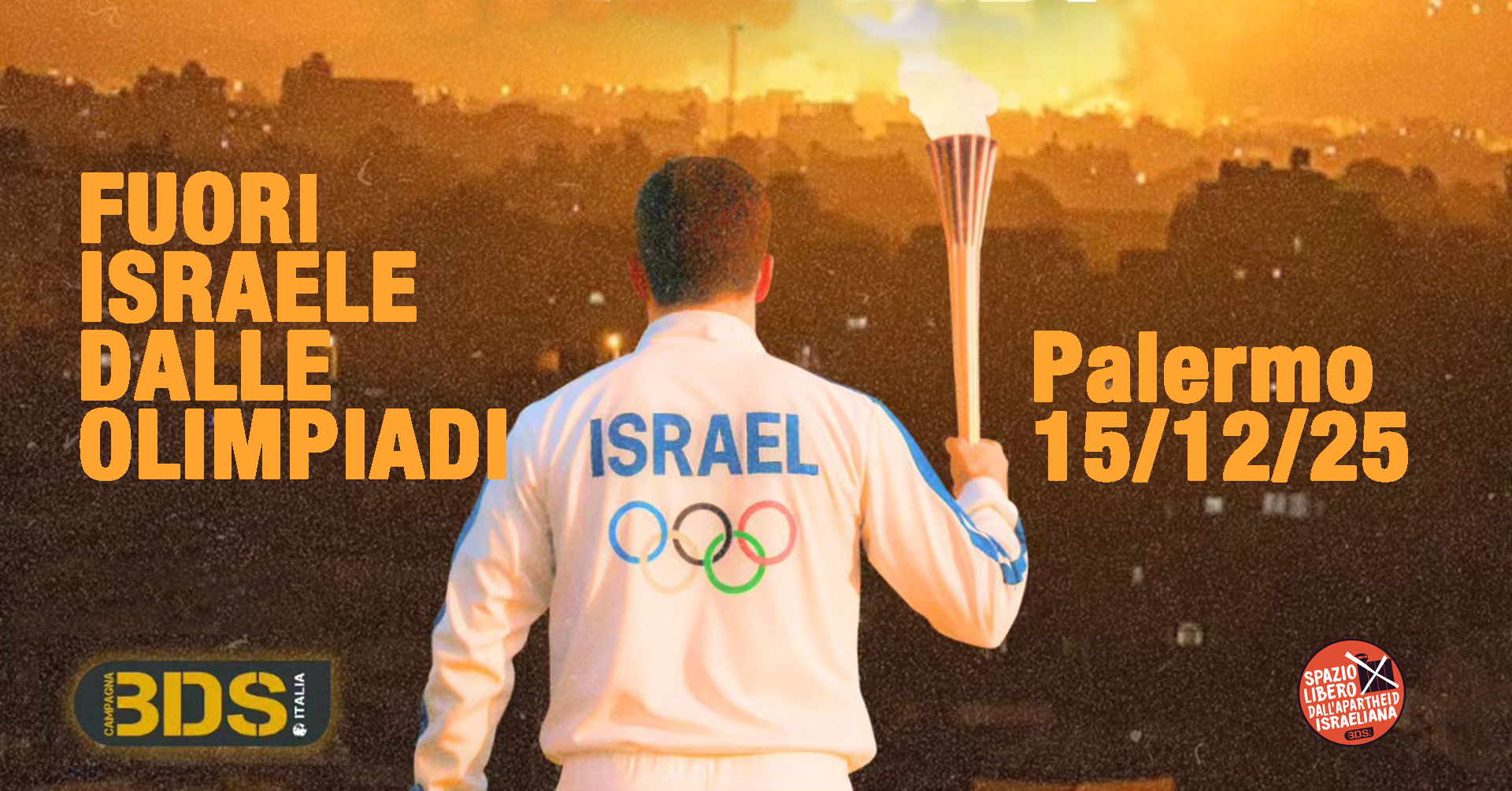 LA FIACCOLA OLIMPICA A PALERMO     COMUNICATO STAMPA   ZONA AUT SPLAI BDS